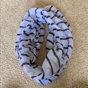 black and white infinity scarf